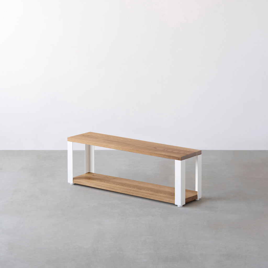 Kanademono THE STORAGE SHELF ホワイトオーク THE STORAGE SHELF 3段 / ホワイトオーク × White Steel