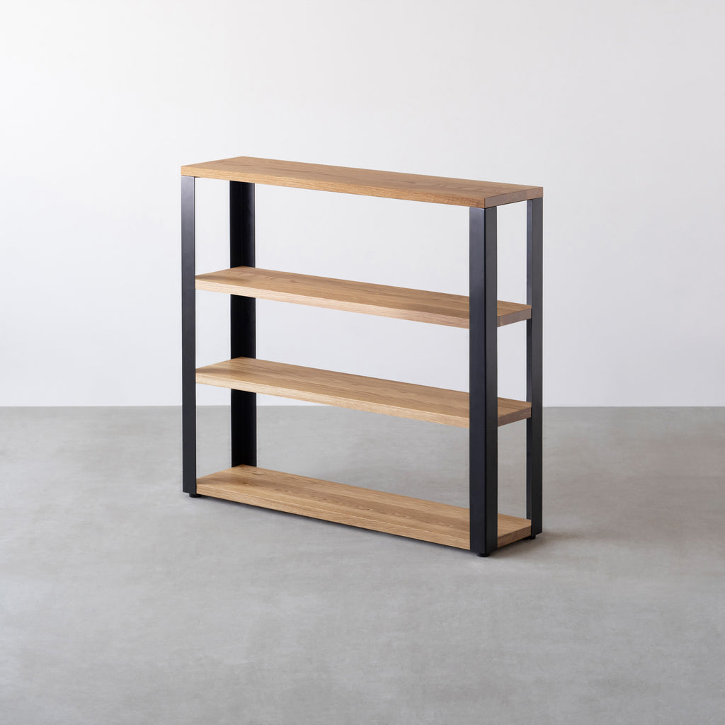 Kanademono THE STORAGE SHELF ホワイトオーク THE STORAGE SHELF 3段 / ホワイトオーク × White Steel