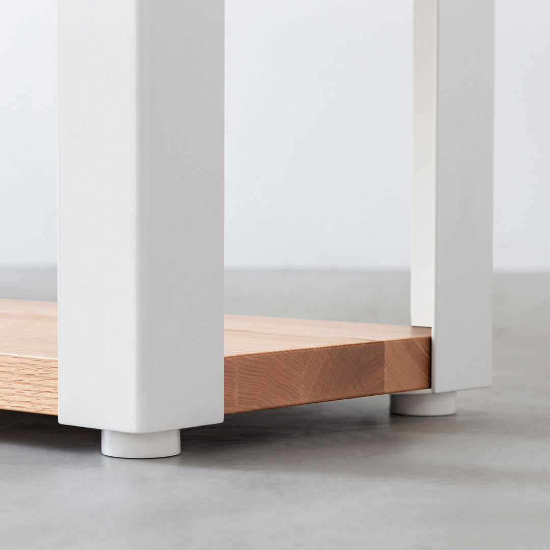 Kanademono THE STORAGE SHELF ホワイトオーク THE STORAGE SHELF 3段 / 無垢 レッドオーク × White Steel
