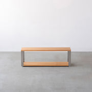 THE STORAGE SHELF 2段 / 無垢 レッドオーク × Stainless