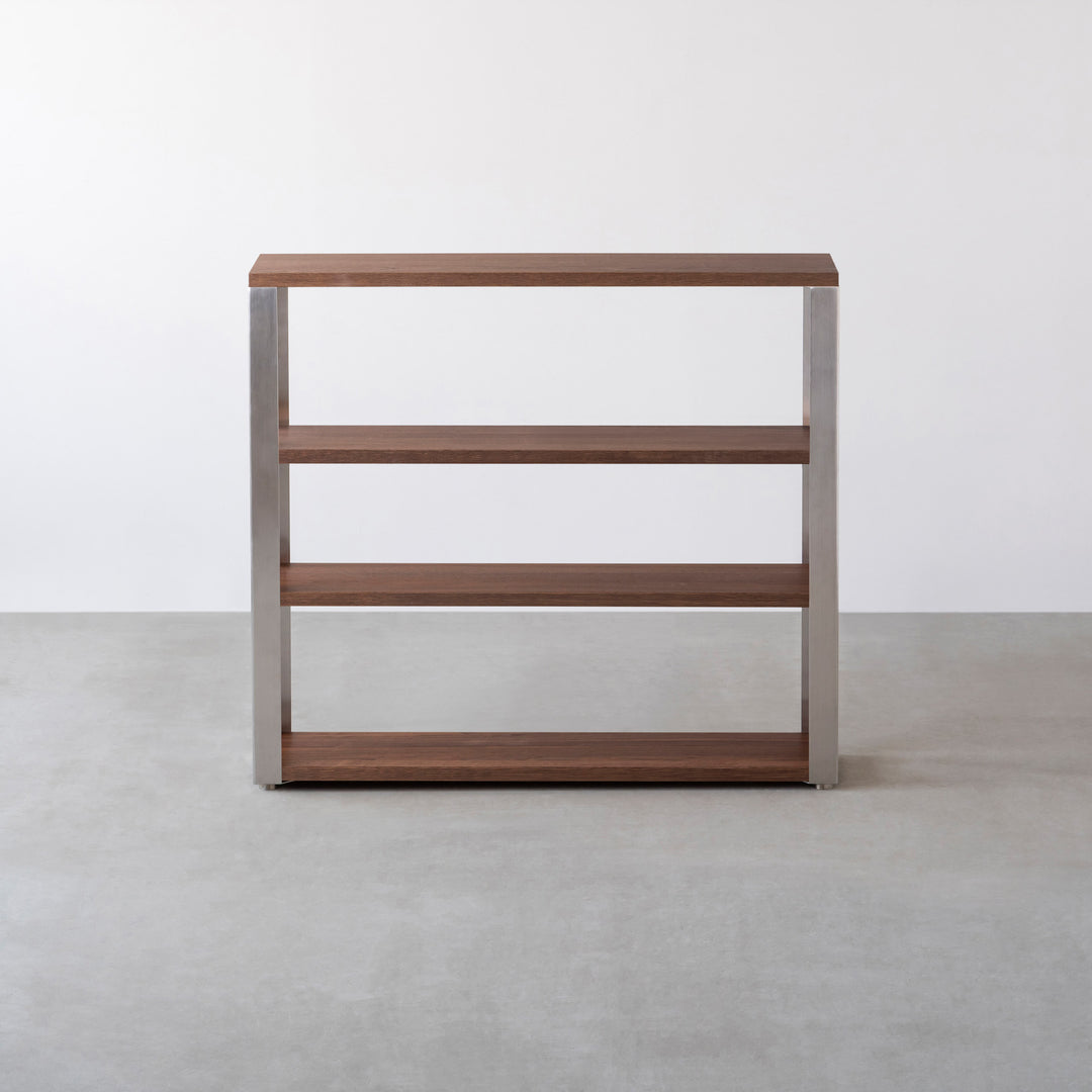 THE STORAGE SHELF 4段 / ウォルナット × Stainless – KANADEMONO