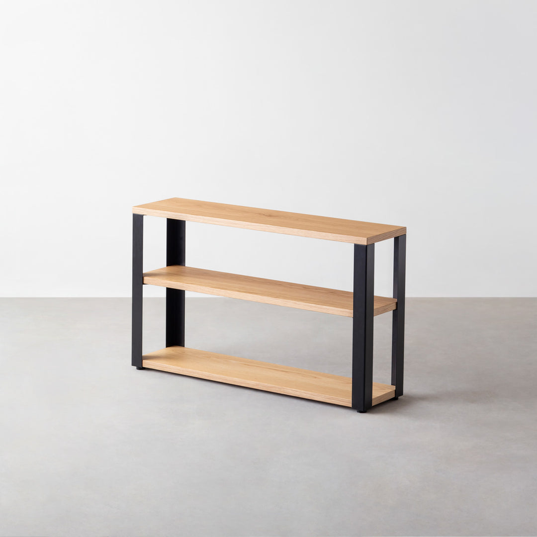 Kanademono THE STORAGE SHELF ホワイトオーク THE STORAGE SHELF 3段 / ホワイトオーク × White Steel