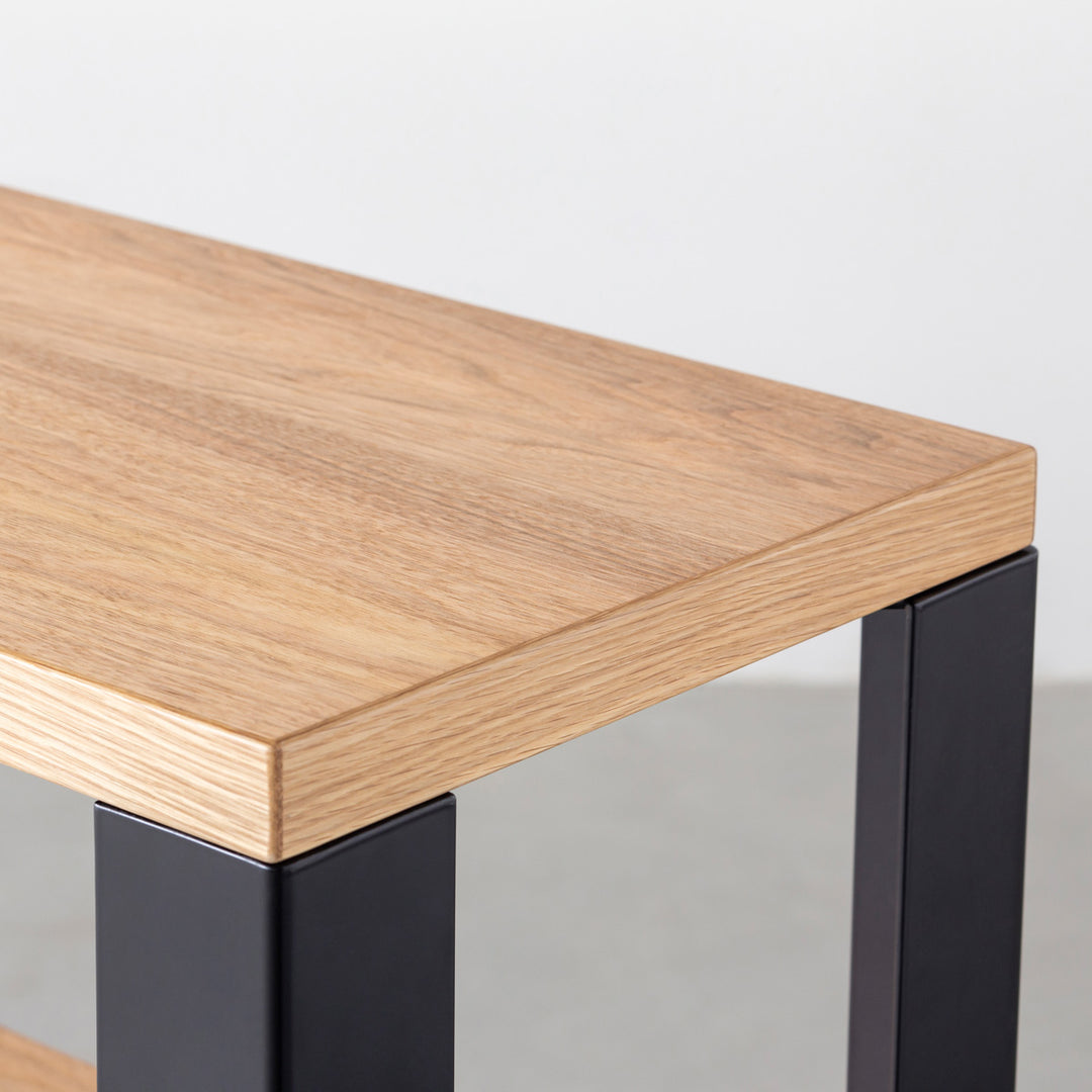 THE STORAGE SHELF 4段 / くるみ × Black Steel – KANADEMONO