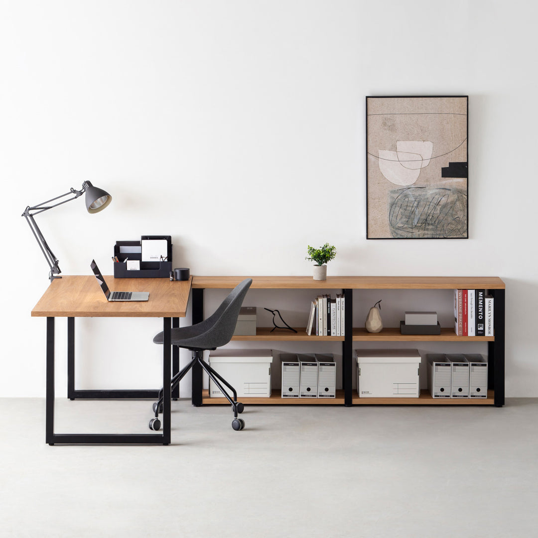 KANADEMONO THE STORAGE SHELF 3段 THE STORAGE SHELF 3段 / ウォルナット × Black Steel – KANADEMONO