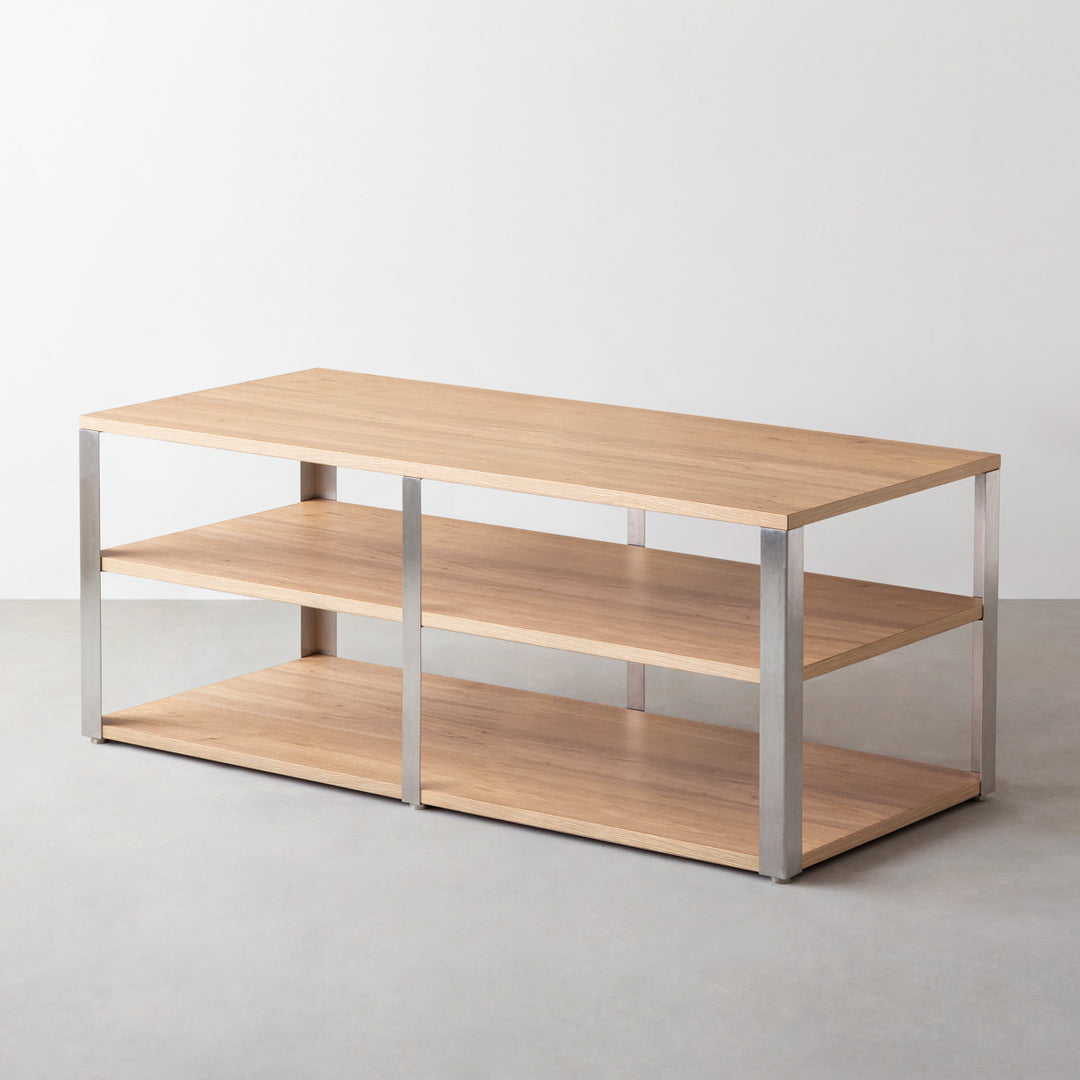 THE STORAGE SHELF 3段 / くるみ × Stainless – KANADEMONO