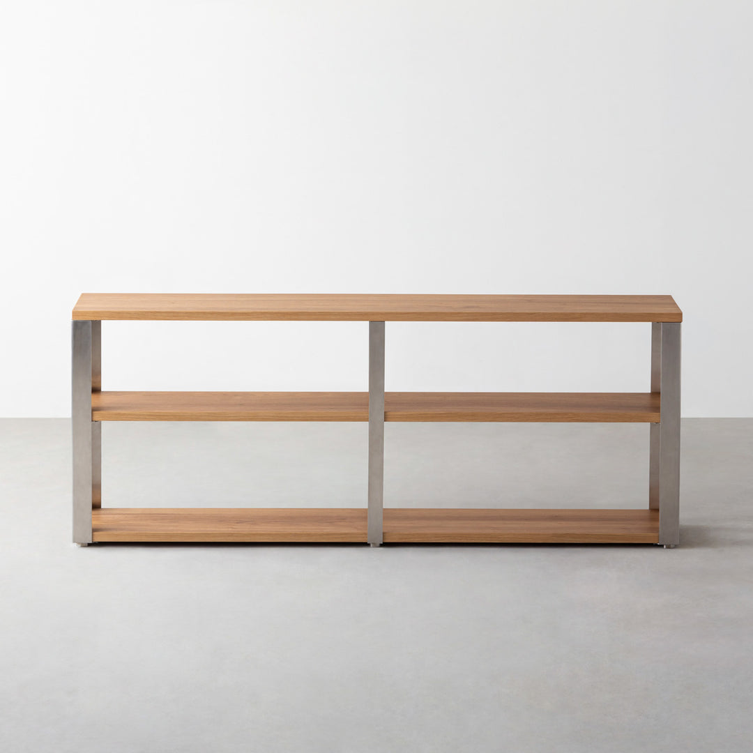 THE STORAGE SHELF 3段 / くるみ × Stainless – KANADEMONO