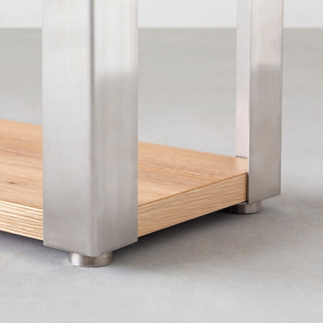 THE STORAGE SHELF 3段 / くるみ × Stainless – KANADEMONO