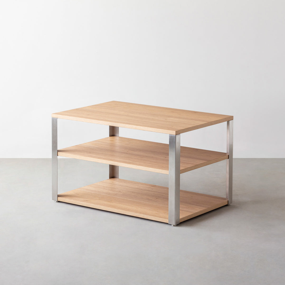 THE STORAGE SHELF 3段 / くるみ × Stainless – KANADEMONO