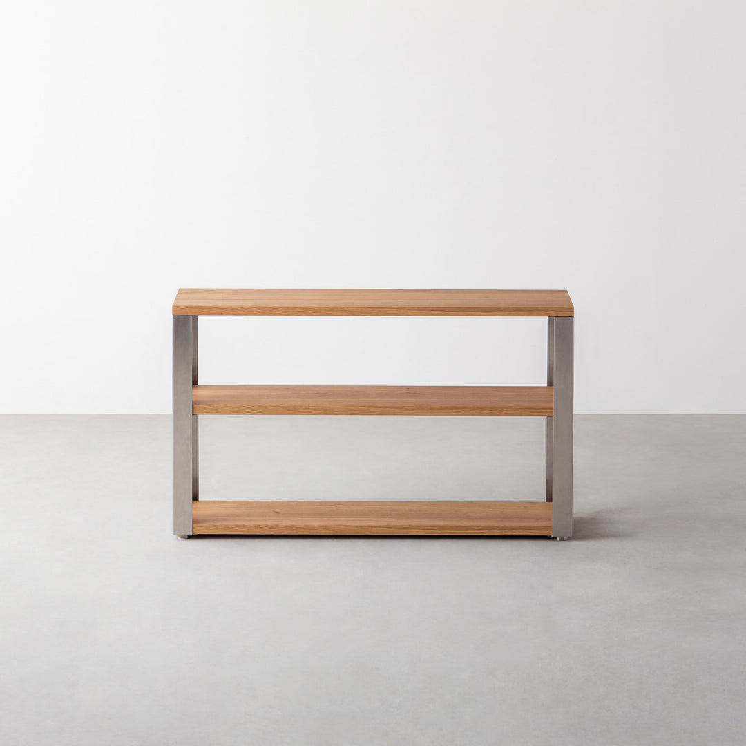 THE STORAGE SHELF 3段 / くるみ × Stainless – KANADEMONO