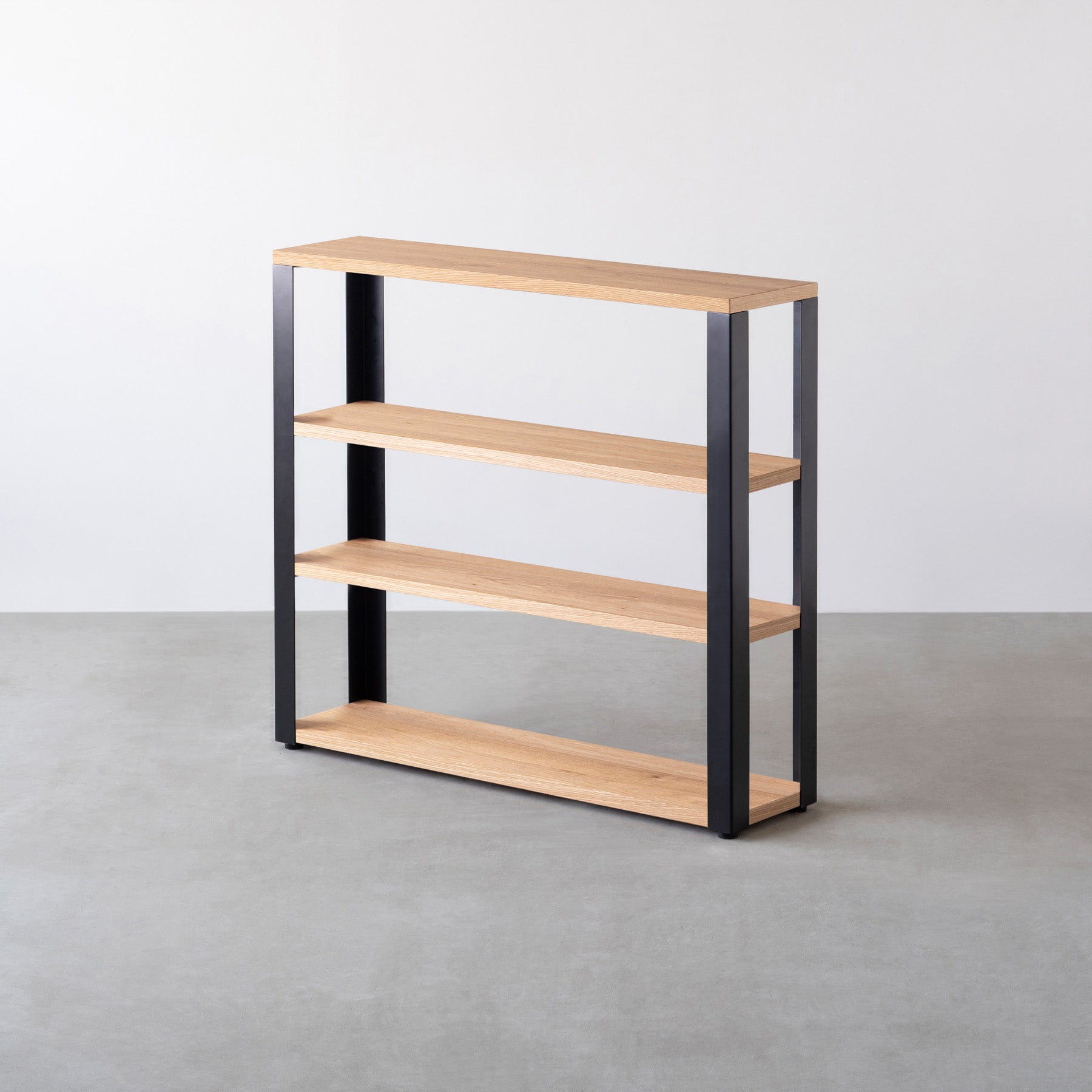 KANADEMONO THE STORAGE SHELF 4段 シェルフ SSH-K47-003-BK-S_250114-16_01.