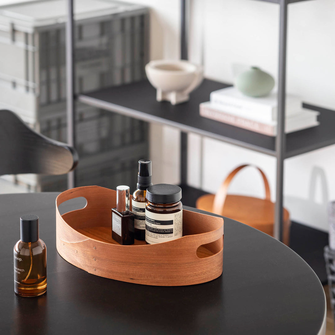 チェリー材 シェーカー オーバルトレイ – KANADEMONO