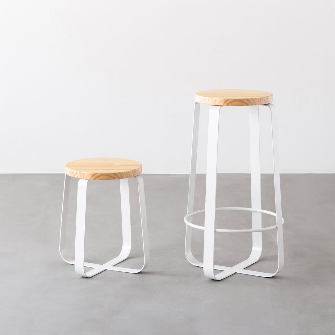 THE STOOL / パイン × White Steel High – KANADEMONO