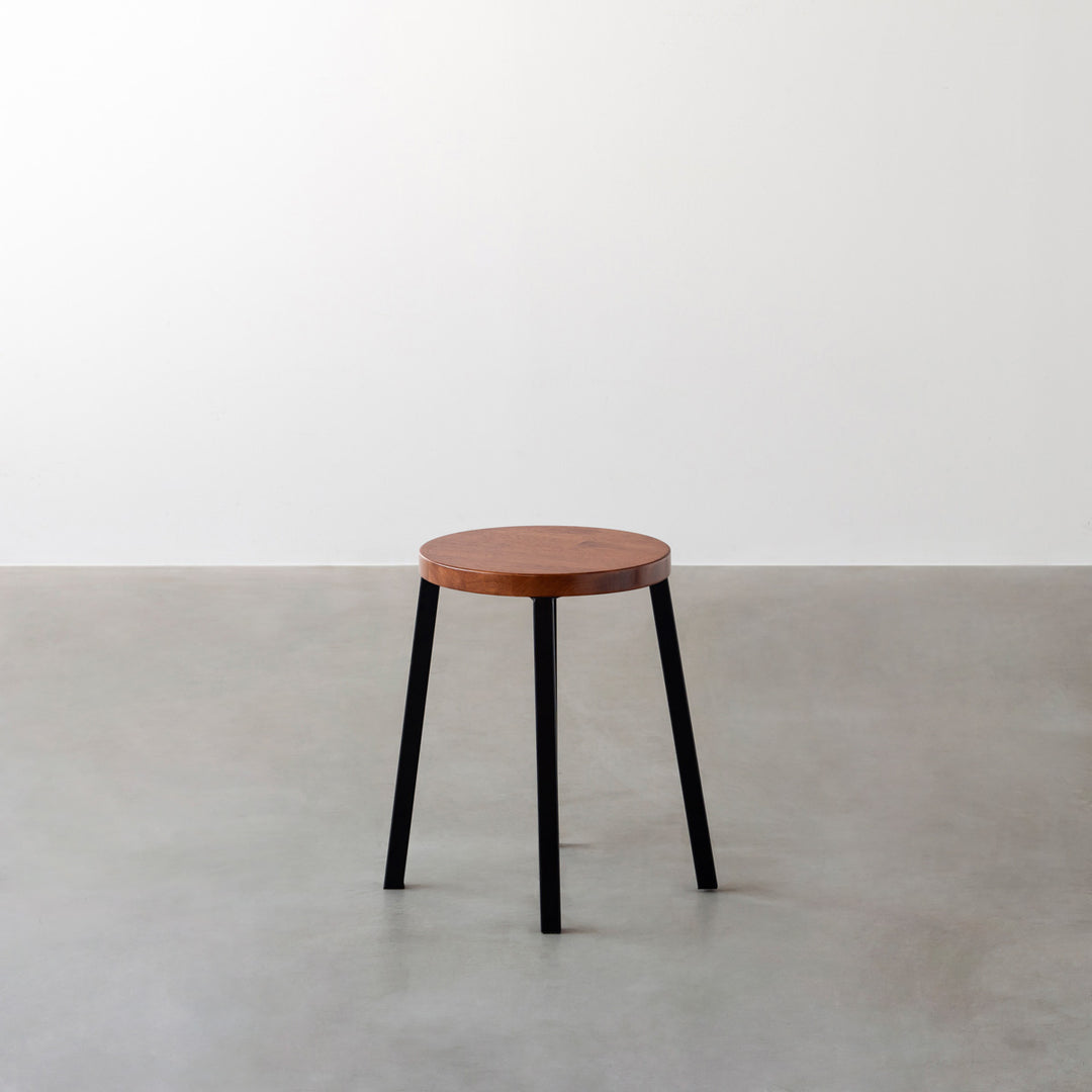 【美品】THE TABLE ラバーウッドチークブラウンkanademono STL-K111-SLB-BK-M231003-