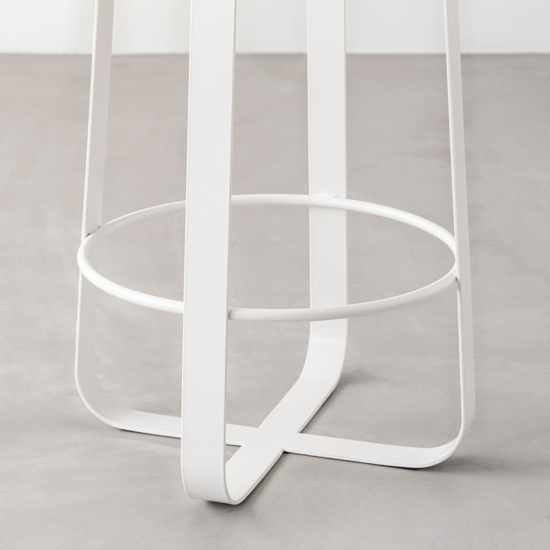 THE STOOL / 無垢 ホワイトアッシュ × White Steel High – KANADEMONO