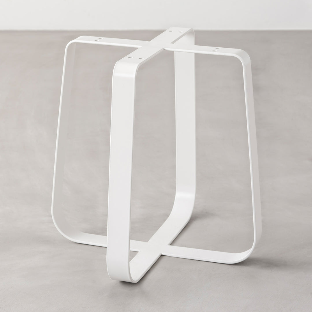 THE STOOL / 無垢 ホワイトアッシュ × White Steel Standard – KANADEMONO