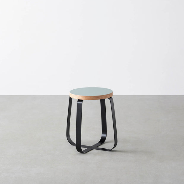 THE STOOL / リノリウム 全32色 × Black Steel　Standard