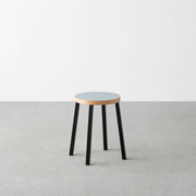 THE STOOL / リノリウム 全32色 × Black Steel　Standard
