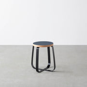 THE STOOL / リノリウム 全32色 × Black Steel　Standard