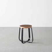 THE STOOL / リノリウム 全32色 × Black Steel　Standard