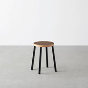 THE STOOL / リノリウム 全32色 × Black Steel　Standard