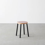 THE STOOL / リノリウム 全32色 × Black Steel　Standard