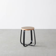 THE STOOL / リノリウム 全32色 × Black Steel　Standard