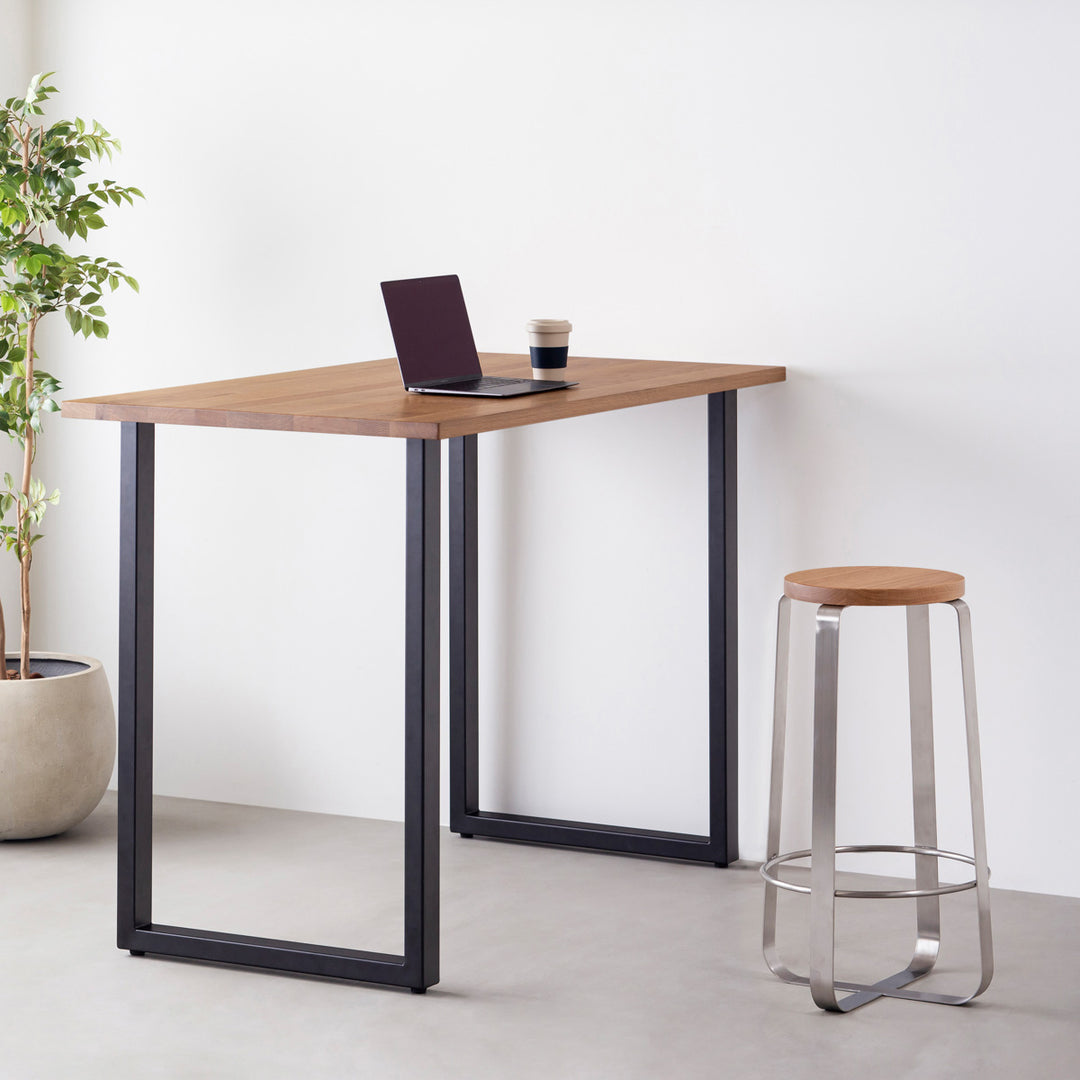 THE STOOL / 無垢 ホワイトオーク × Stainless High – KANADEMONO