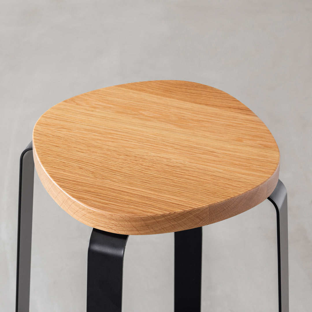 THE STOOL / 無垢 ホワイトオーク × Black Steel Standard