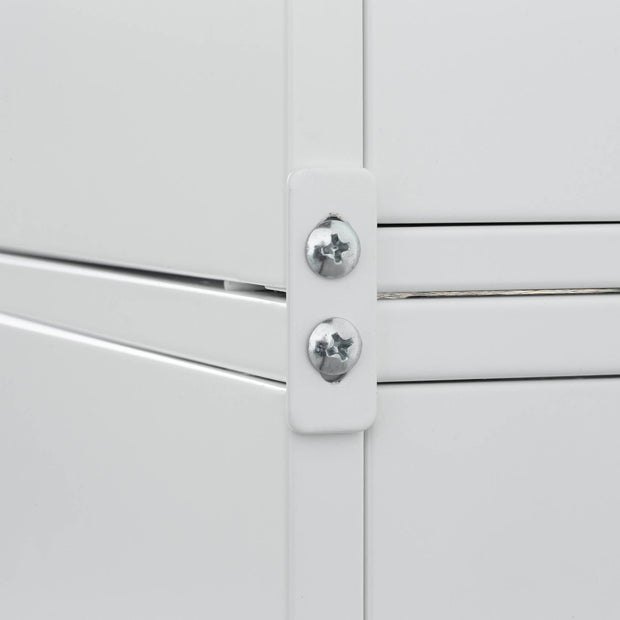 シンプルなブラックのスチール製ロッカーSサイズ