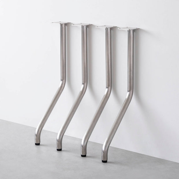 テレビ台用スチール KANADEMONO THE LEGS THE LEGS / Curvepipe × Stainless – KANADEMONO