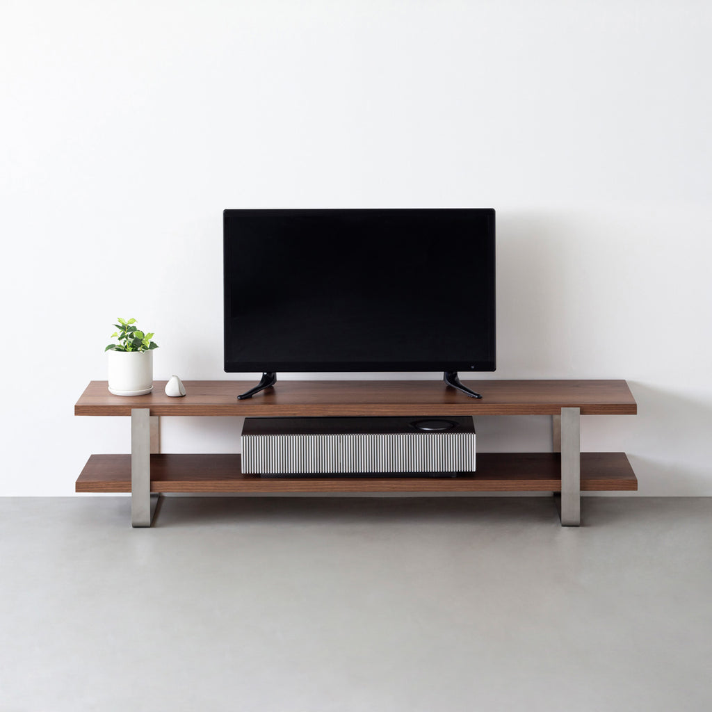 THE TV BOARD / LOW TABLE ウォルナット × Stainless – KANADEMONO