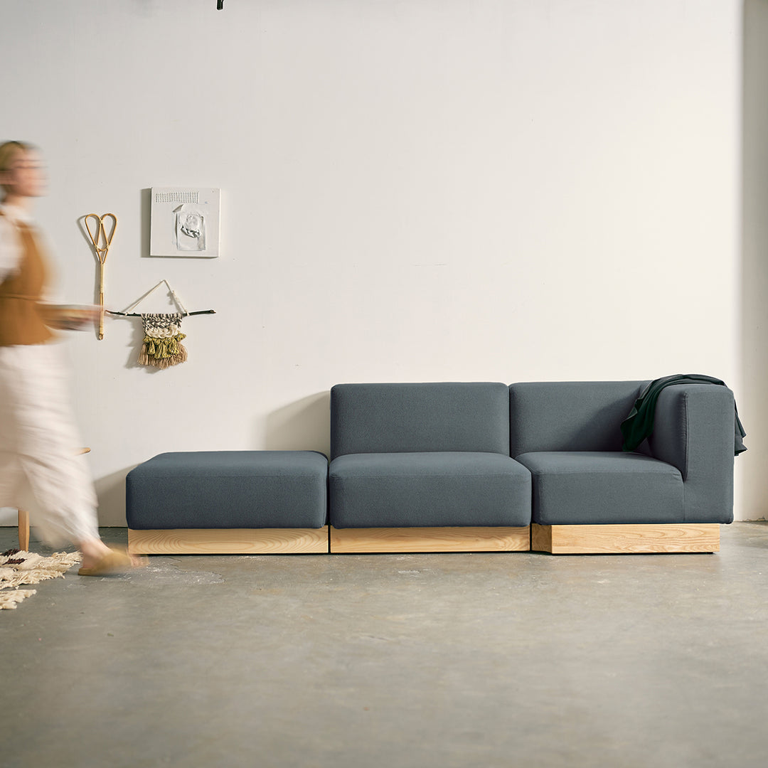 Relax × Ash ファブリック ユニットソファ Corner – KANADEMONO