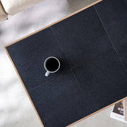 THE LOW TABLE / インド産 黒みかげ石 × ラバーウッド × Stainless