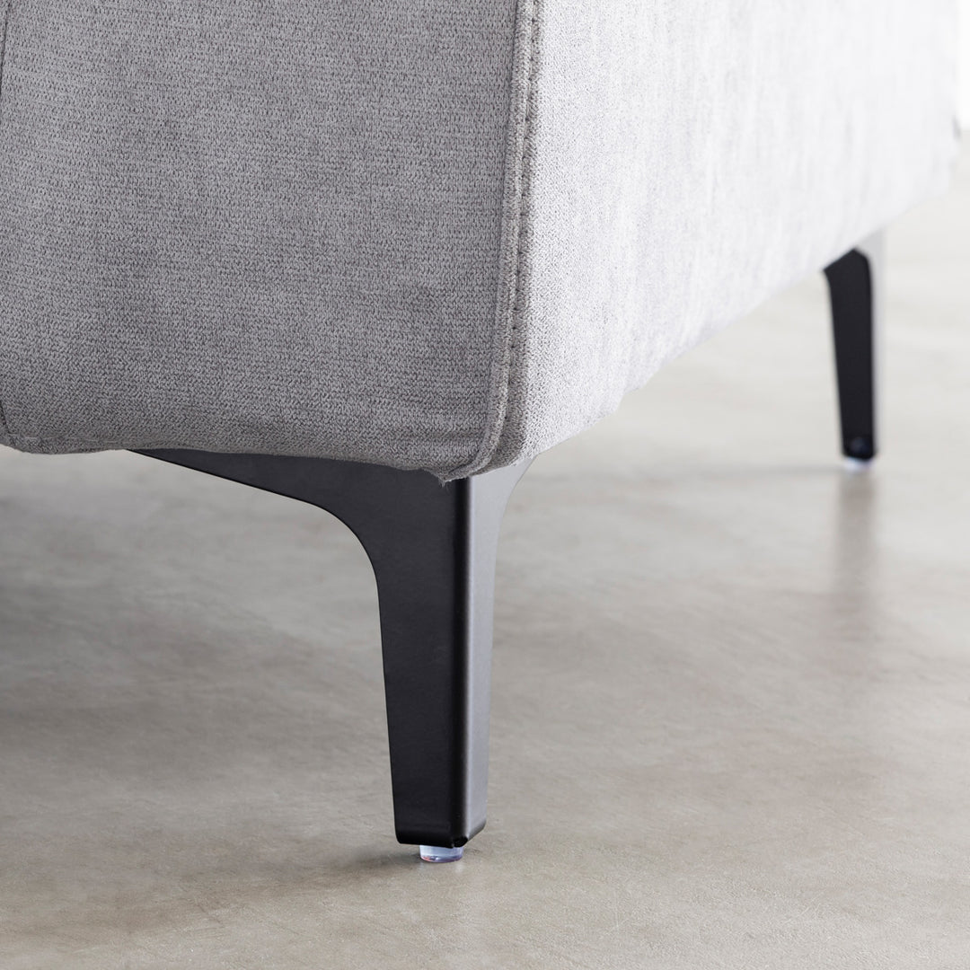 Stylish - Modern Fabric Sofa 2 seater Light gray – KANADEMONO