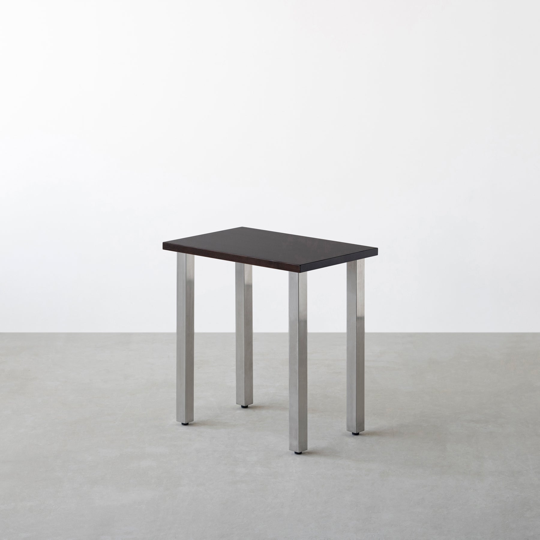THE TABLE / コンパクトデスク ラバーウッド ブラックブラウン