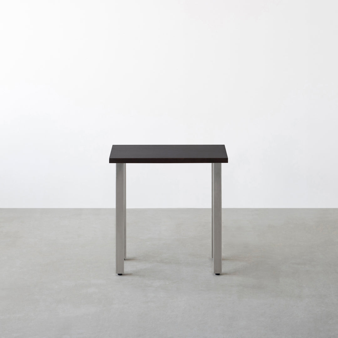 THE TABLE / コンパクトデスク ラバーウッド ブラックブラウン