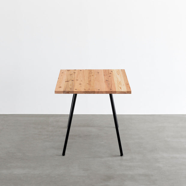 THE TABLE / 無垢 杉 × Black Steel – KANADEMONO