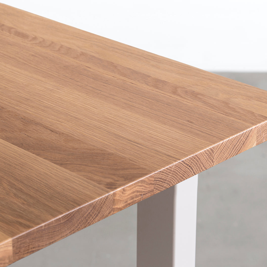 ピーナッツ 北欧スタイル　ホワイトオーク　オイルフィニッシュ　テーブル RUBE DINING TABLE ホワイトオーク