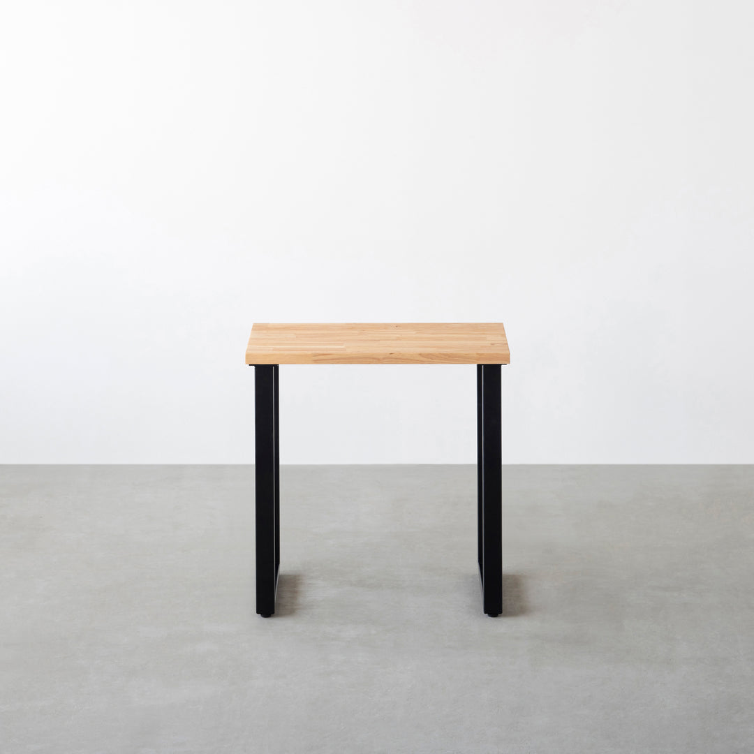 THE TABLE / コンパクトデスク ラバーウッド ナチュラル × Black