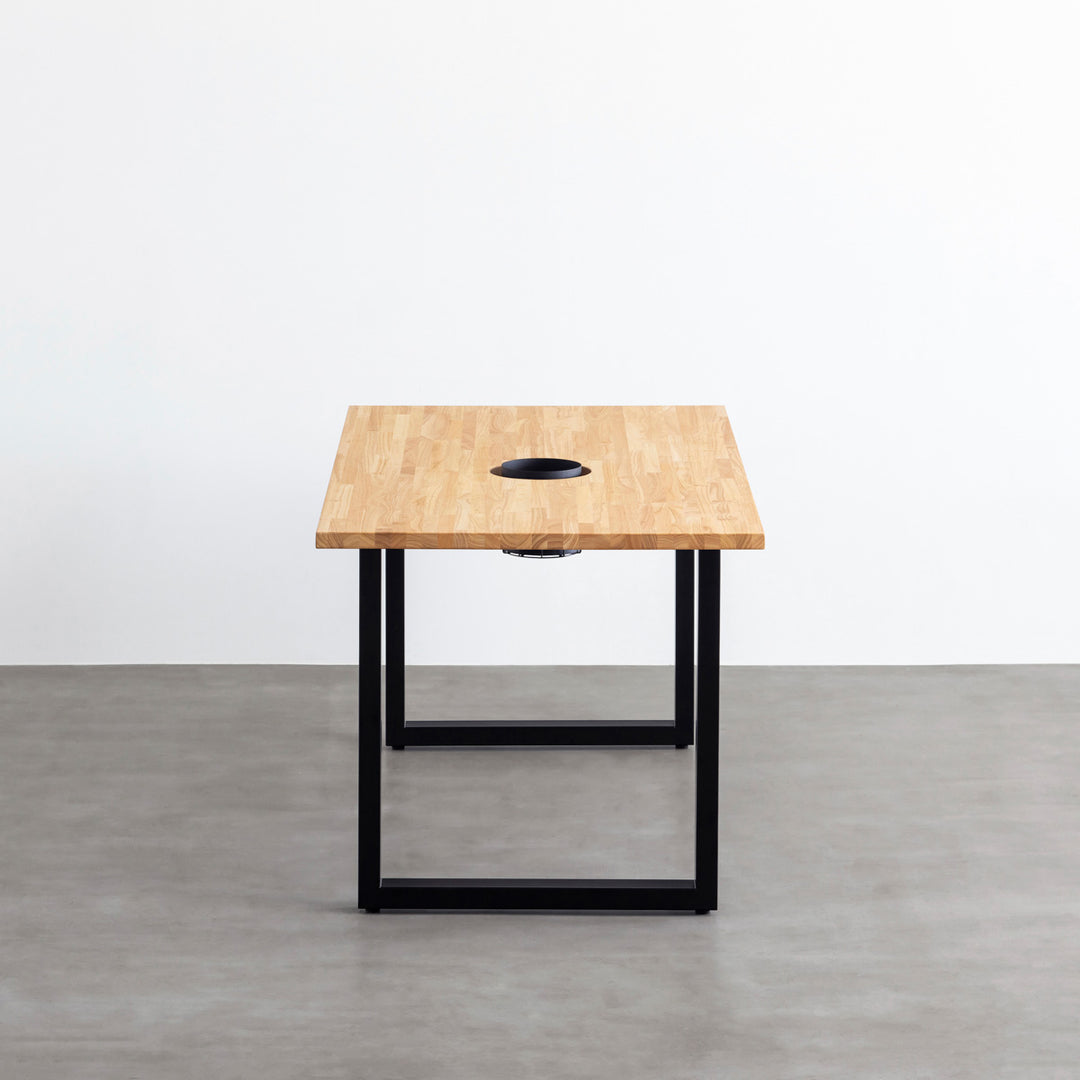 kanademono THE TABLE / ラバーウッド ナチュラル