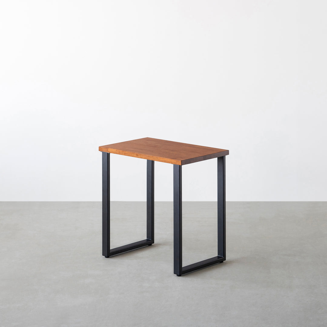 THE TABLE / コンパクトデスク ラバーウッド ブラウン × Black