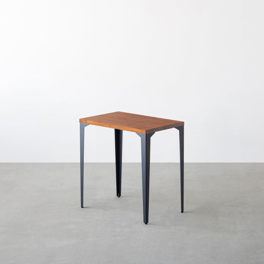 THE TABLE / コンパクトデスク ラバーウッド ブラウン × Black