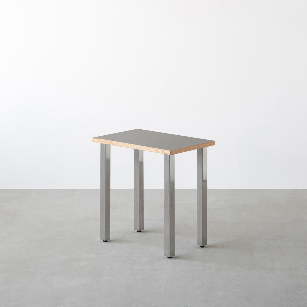 THE TABLE / コンパクトデスク リノリウム 全32色 × Stainless