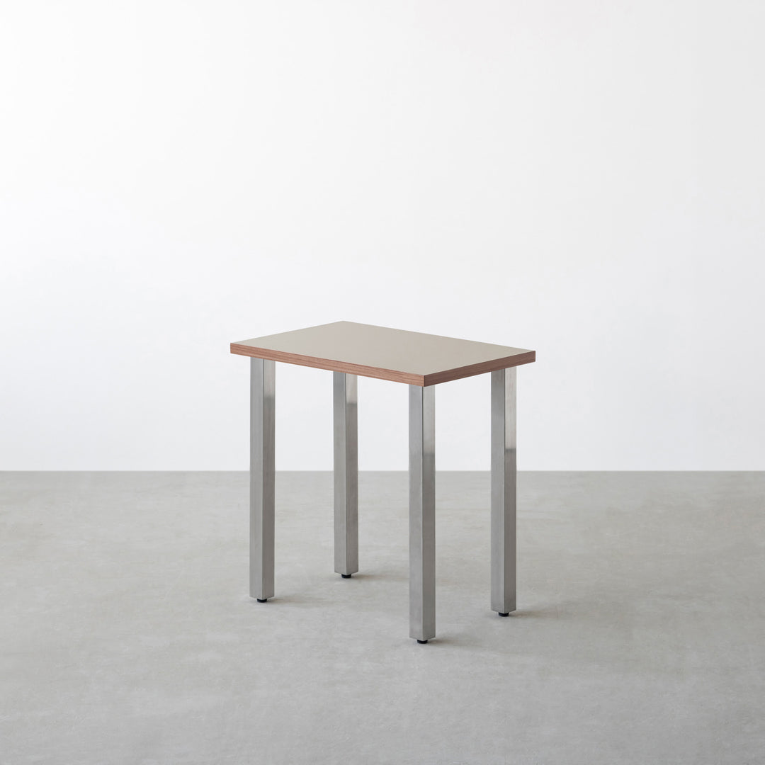 THE TABLE / コンパクトデスク リノリウム 全32色 × Stainless
