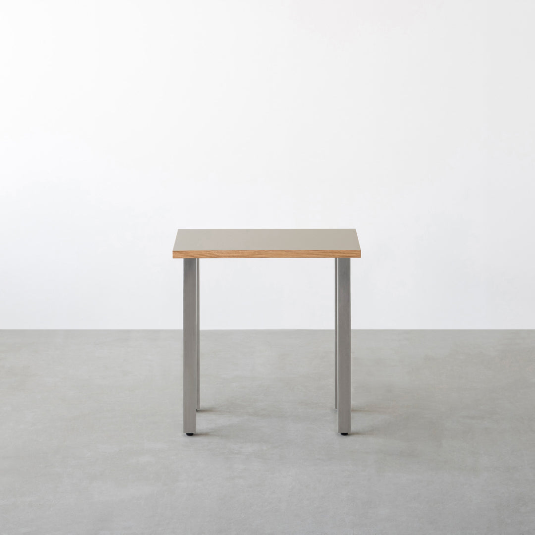 THE TABLE / コンパクトデスク リノリウム 全32色 × Stainless