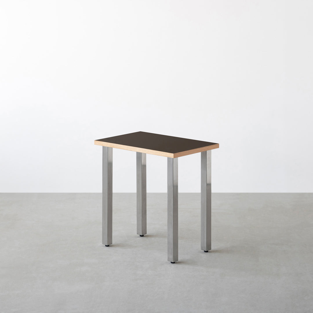 THE TABLE / コンパクトデスク リノリウム 全32色 × Stainless