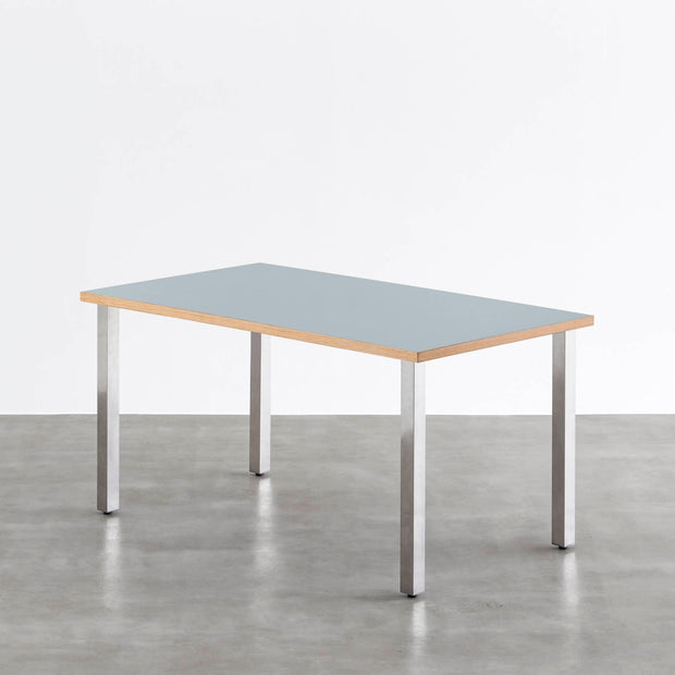 THE TABLE / リノリウム ブルー系 × Stainless