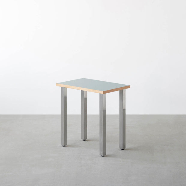 THE TABLE / コンパクトデスク リノリウム 全32色 × Stainless