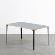 THE TABLE / リノリウム ブルー系 × Black Steel
