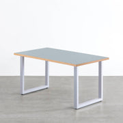 THE TABLE / リノリウム ブルー系 × Colored Steel 全8色　NATURE